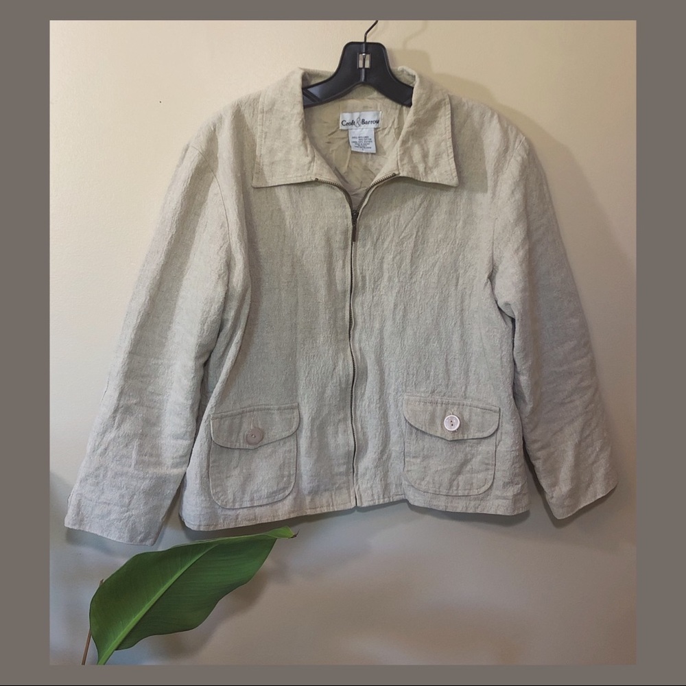 Croft & Barrow Linen Jacket